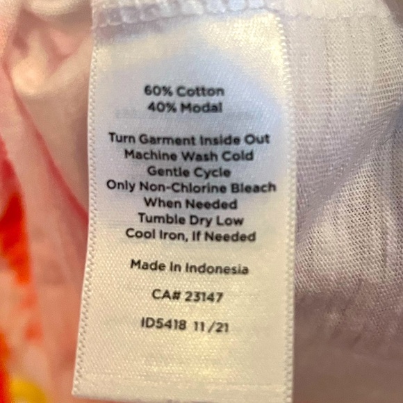 2X Rainbow tie-dye tee by Talbots - Picture 5 of 5